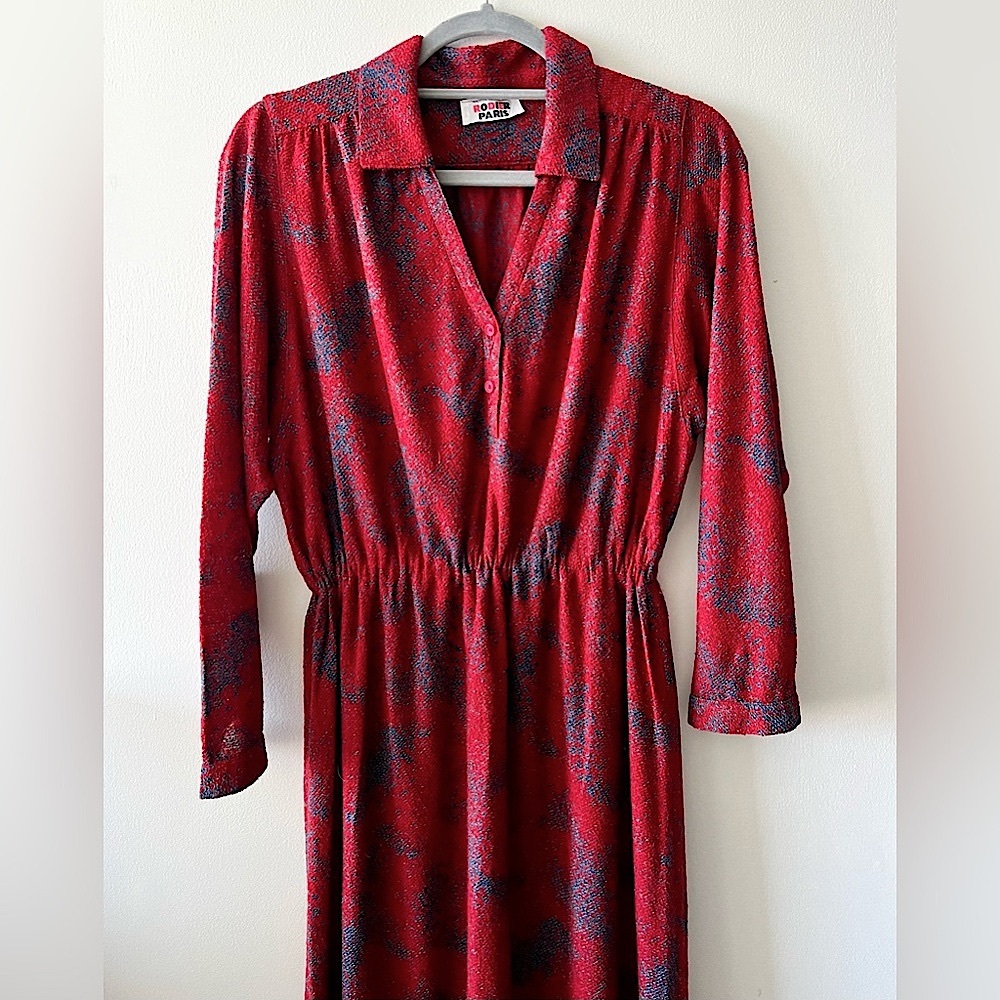 Vintage Rodier Midi Dress - Sourced From Paris
